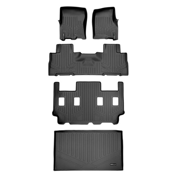 Juego de Alfombrillas y Revestimiento de Carga MAXLINER Ford Expedition EL 2011 2017 Todo Clima Color Negro