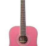 Oscar Schmidt OG1P-A 3/4 Dreadnought Guitarra Acústica. Rosa