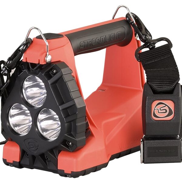 Streamlight 44315 Div 2 Vulcan 180 Sistema de montaje para vehículo-12V DC Rack de alambre directo, incluye correa de ho