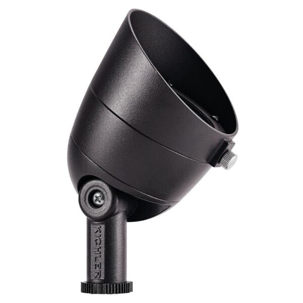 Luz de Acento LED Kichler para Paisaje Modelo 16155AZT27 Bronce Arquitectónico Texturizado 3.5 Pulgadas 2700K 300 Lúmene