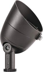 Luz de Acento LED Kichler para Paisaje Modelo 16155AZT27 Bronce Arquitectónico Texturizado 3.5 Pulgadas 2700K 300 Lúmene