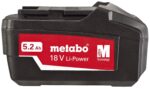 Kit de Arranque de Batería Metabo US625596052 18 Voltios con Cargador y Bolsa de Lona