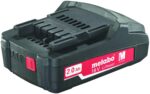Kit de Arranque de Batería Metabo US625596052 18 Voltios con Cargador y Bolsa de Lona