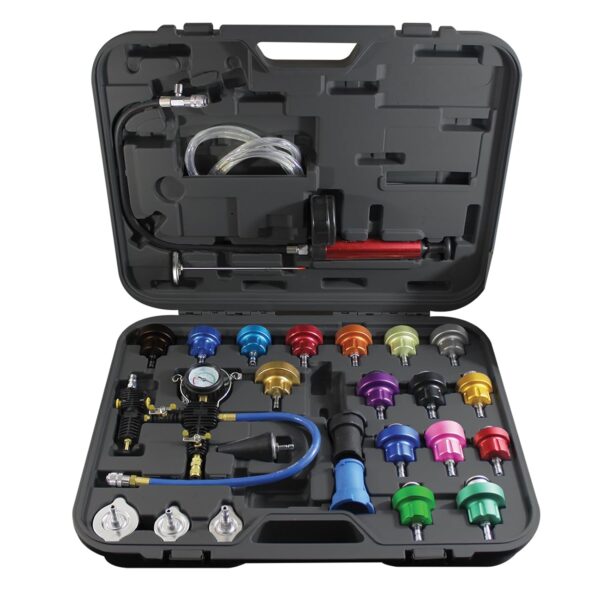 Kit de Sistema de Vacío y Presión de Radiador Mastercool 43301 27 Piezas