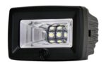 Sistema de Luces LED KC HiLiTES 328 C-Series C2 2 Pulgadas Haz de Inundación 20W Negro Blanco