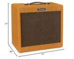 Fender Pro Junior IV Amplificador de Guitarra, Lacado Tweed, con Garantía de 2 Años