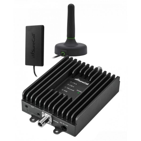 Kit Amplificador de Señal Celular SureCall Fusion2Go 3.0 SC-FUSION2GO3 para Auto Camión o SUV Antena Externa de 3 Pulgad