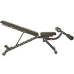 Banco de Pesas Fitness Reality 2000 Super Max XL Modelo 2806 Capacidad 850 Libras Bloqueo de Piernas Desmontable