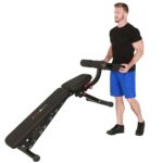 Banco de Pesas Fitness Reality 2000 Super Max XL Modelo 2806 Capacidad 850 Libras Bloqueo de Piernas Desmontable