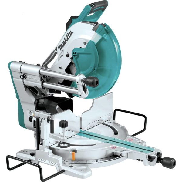 Makita LS1219L Sierra ingletadora compuesta deslizante de doble bisel de 12" con láser