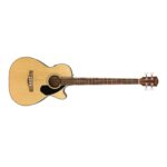 Fender CB-60SCE - Bajo acústico, con garantía de 2 años, acabado natural, diapasón de laurel