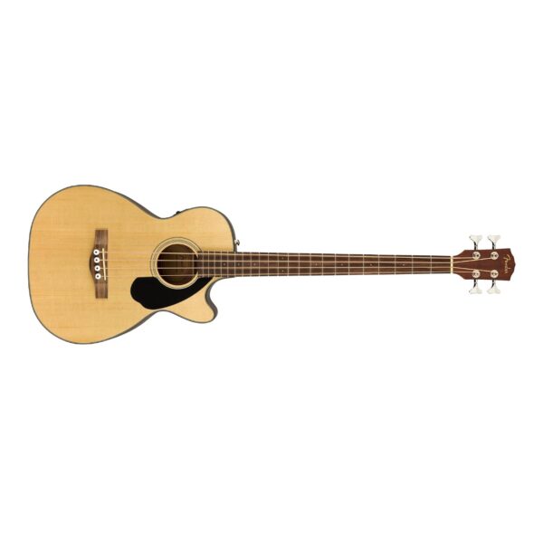 Fender CB-60SCE - Bajo acústico, con garantía de 2 años, acabado natural, diapasón de laurel