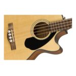 Fender CB-60SCE - Bajo acústico, con garantía de 2 años, acabado natural, diapasón de laurel