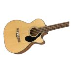 Fender CB-60SCE - Bajo acústico, con garantía de 2 años, acabado natural, diapasón de laurel
