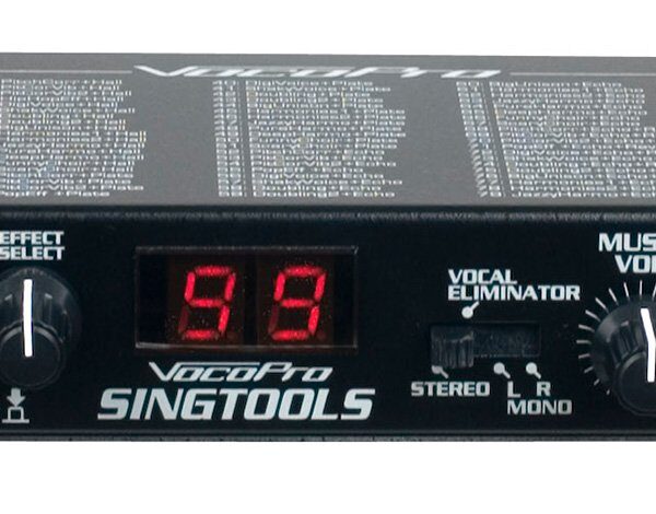 Mezclador Karaoke Digital VocoPro SingTools Eliminador Vocal 8 Canales Entrada XLR TRS