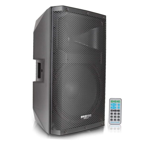 Pyle Sistema de altavoces con monitor PA Bluetooth - Altavoz de 1400 vatios para interiores y exteriores con subwoofer d