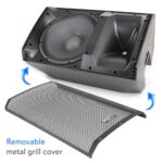 Pyle Sistema de altavoces con monitor PA Bluetooth - Altavoz de 1400 vatios para interiores y exteriores con subwoofer d