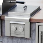 Quemador Lateral de Gas Natural EdgeStar ESB2NG 26000 BTU 13 Pulgadas de Ancho Acero Inoxidable con Iluminación LED