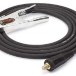Lincoln Electric Paquete de cable de soldadura – Cable de trabajo – TM y GC500 abrazadera de tierra (2/0, 350 A, 60%) –