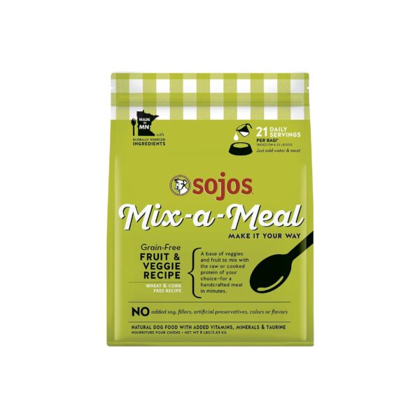 Premezcla de Alimento para Perro Sojos Mix-A-Meal Sin Granos Wellness Pet 700401 Bolsa 8 Libras