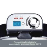 Freidora Eléctrica All-Clad con Cesta y Tapa, Freidora Profunda de Acero Inoxidable para Uso Doméstico, 1700W, Apta para
