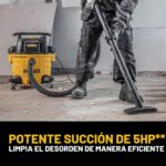 DeWALT DXV09P - Aspiradora en húmedo y seco de 9 galones, color amarillo