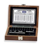 Fowler 53-671-055-0, Juego de bloques de calibre rectangulares de lujo de 47 piezas - Sistema métrico