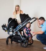 Joovy Qool Cochecito personalizable, individual, doble, triple, gris mezcla