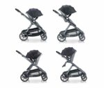 Joovy Qool Cochecito personalizable, individual, doble, triple, gris mezcla