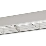 Calentador de Tira de Lámpara de Calor para Alimentos Winco ESH-48 48 Pulgadas 1100W Montaje Inferior Aluminio
