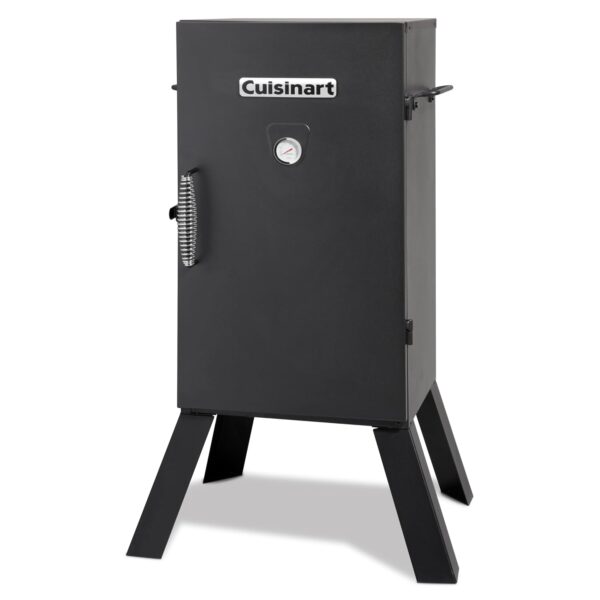 Ahumador Eléctrico Cuisinart COS-330 30 Pulgadas 548 Pies Cuadrados 3 Estantes Acero Inoxidable