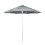 Sombrilla California Umbrella ALTO908170-58039 Venture Series 9 pies Redonda Aluminio Fibra de vidrio Gateway Mist