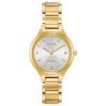 Reloj Citizen Eco-Drive Corso FE2102-55A Acero Inoxidable Tono Dorado Diamantes