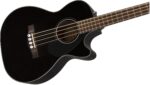 Fender Guitarra Bajo Acústica de 4 Cuerdas con Pastilla Fishman Bass para Guitarra Acústica con Afinador y Ecualizador,