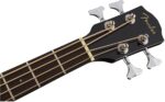 Fender Guitarra Bajo Acústica de 4 Cuerdas con Pastilla Fishman Bass para Guitarra Acústica con Afinador y Ecualizador,
