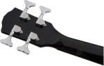 Fender Guitarra Bajo Acústica de 4 Cuerdas con Pastilla Fishman Bass para Guitarra Acústica con Afinador y Ecualizador,