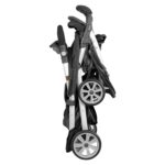 Cochecito Doble Chicco Cortina Together Minerale Negro Plata Reclinable