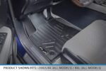 Juego de Alfombrillas MAXLINER A0222 B0222 C0222 E0357 3 Filas y Forro de Carga Negro para Lexus RXL 2018-2022 con Asien