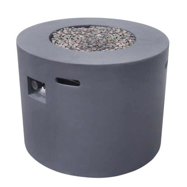 Fogata para Patio Christopher Knight Home Aidan 305081 Hormigón Ligero Gris Oscuro 40000 BTU 31 Pulgadas