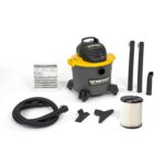 WORKSHOP Wet/Dry Vacs Shop Vacuum WS0915VA - Aspiradora de uso general en seco y húmedo de 9 galones, 4.25 Pico HP con f