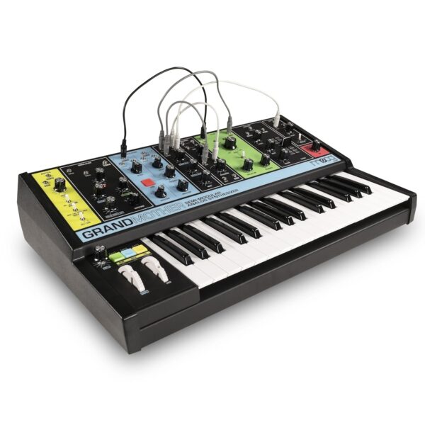 Moog Grandmother - Sintetizador de teclado analógico semimodular con 32 teclas, arpeggiador incorporado, secuenciador y