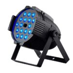 Monoprice Etapa de lavado hexagonal 18x18W LED PAR - RGBAW+luz UV, con zoom, modos DMX de 7 y 11 canales