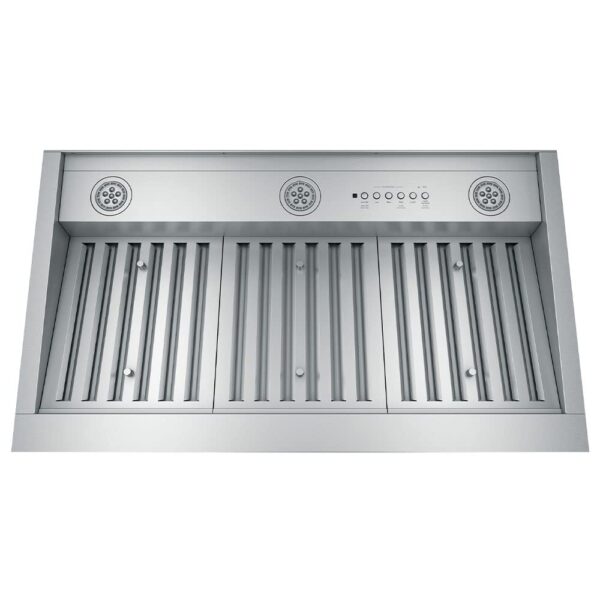 GE Inserto personalizado de diseñador inteligente de 36 pulgadas con iluminación LED regulable
