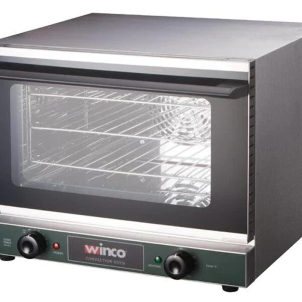 Winco ECO-250 Horno de convección de encimera de cuarto de tamaño