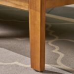 Sofá Seccional Christopher Knight Home Grenada 306669 5 Piezas Madera de Acacia Acabado Teca Beige