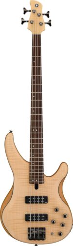 Yamaha TRBX604 Bajo de 4 cuerdas con arce flameado, acabado natural satinado
