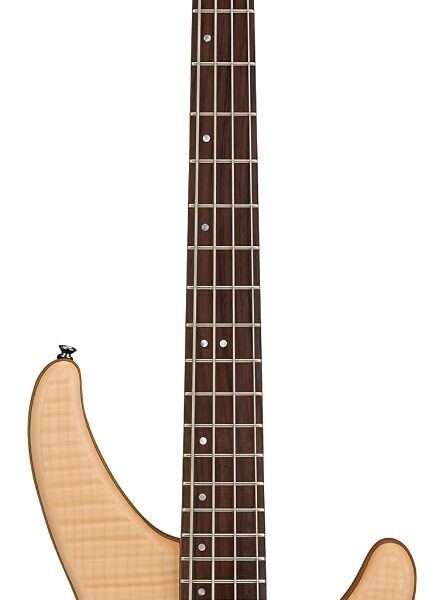 Yamaha TRBX604 Bajo de 4 cuerdas con arce flameado, acabado natural satinado
