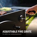 Parrilla de Carbón Char-Griller E2197 Hierro Fundido Negro 519 Pulgadas Cuadradas