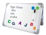 Caballete de Escritorio Magnético Flipside Products 50001-6 Doble Cara 18 x 12 Pulgadas Blanco Paquete de 6