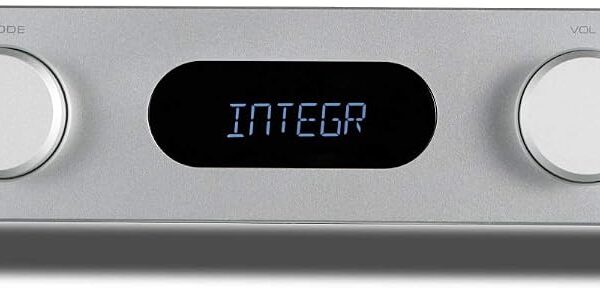 Audiolab 6000A - Amplificador integrado estéreo de 100 vatios con DAC/Bluetooth - Plata